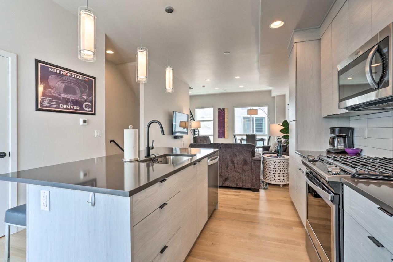Trendy Denver Townhome - Walk To Mile High Stadium DEN Exterior foto